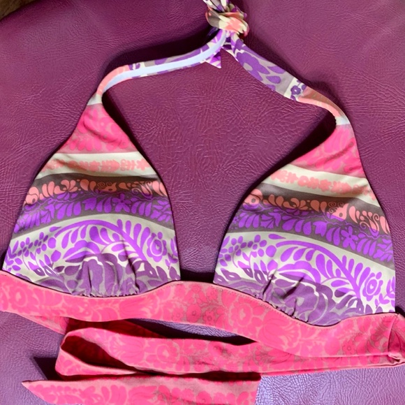 Victoria's Secret Boho Tribal Bikini Top Rare M - Picture 1 of 3